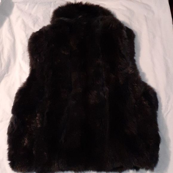 Andrew Marc Genuine NZ Opossum Fur Oversize‎ Vest - Picture 3 of 10